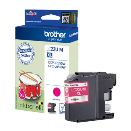 BROTHER LC22U XL ORIGINAL MAGENTA INK