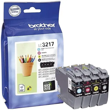 BROTHER LC3217 ORIGINAL MULTIPACK INKS