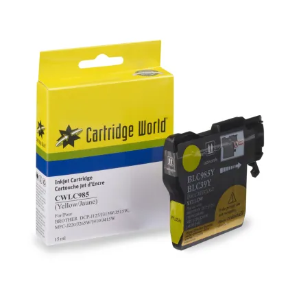 BROTHER LC985 CW REPLACEMENT YELLOW INK wigig