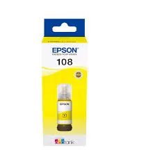 EPSON 108 ORIGINAL INK BOTTLE YELLOW 70ML