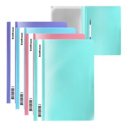 ERICHKRAUSE PVC REPORT FLAT FILE FIZZY A4 PASTEL 50484