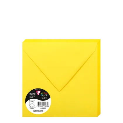 Pollen Envelopes 165x165mm (120gr) YELLOW INTENSIVE