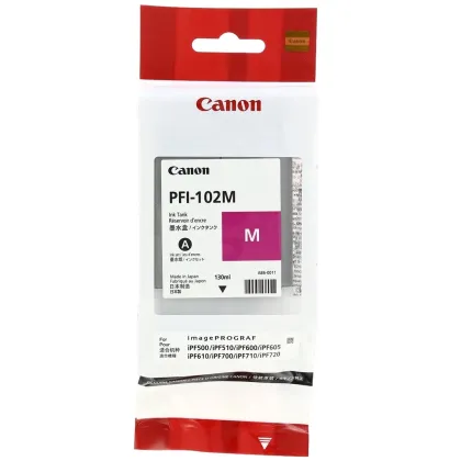 CANON INK PFI 102 ORIGINAL MAGENTA INK