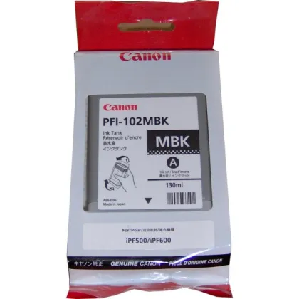 CANON INK PFI 102 MATTE BLACK INK