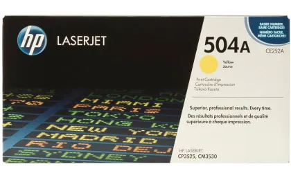 HP CE252A ORIGINAL TONER YELLOW