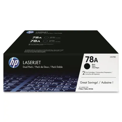 HP CE278A ORIGINAL TONER BLACK TWIN PACK
