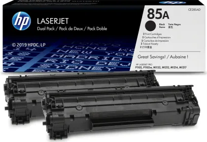 HP CE285AD ORIGINAL TONER BLACK TWIN PACK