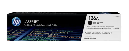 HP CE310A ORIGINAL TONER BLACK TWIN PACK 126A