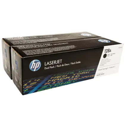 HP CE320A ORIGINAL TONER BLACK TWIN PACK 128A