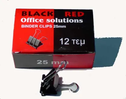 B/R BINDER CLIPS 25MM(12PCS) BR40002