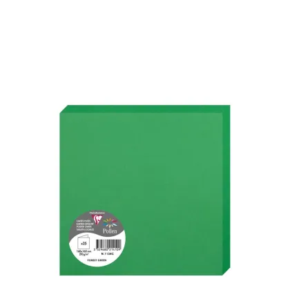 Pollen Cards 160x160mm (210gr) GREEN FOREST