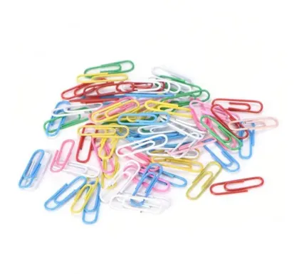 EAGLE PAPER CLIPS COLOUR 33MM
