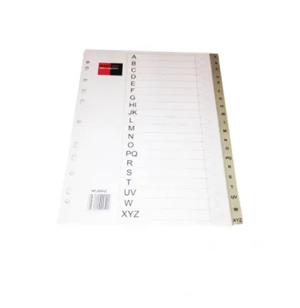 B/R PVC DIVIDER A4  A-Z ENGLISH HF-289-Z BR00052
