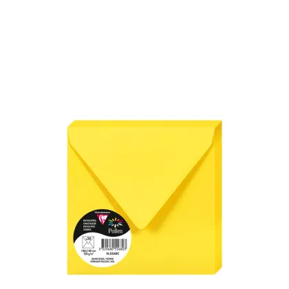 Pollen Envelopes 140x140mm (120gr) YELLOW INTENSIVE