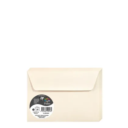 Pollen Envelopes 114x162mm (120gr) CREAM metallic