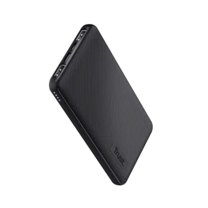 TRUST PRIMO POWERBANK 10000mAh USB-A &amp; USB-C 15W BLACK 24678