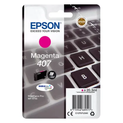 EPSON 407 ORIGINAL MAGENTA INK