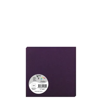 Pollen Cards 135x135mm (210gr) PURPLE metallic