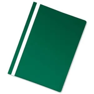 ABBA/CLASS PVC FLAT FILE A4 GREEN N.22299