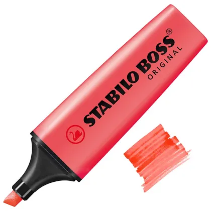 STABILO BOSS HI-LITE RED