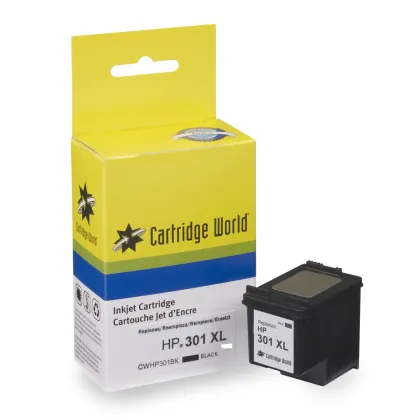 HP301XL CW REPLACEMENT BLACK 20ML! with ink level chip