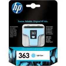 HP 363 ORIGINAL LIGHT CYAN INK