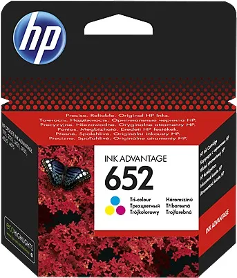 HP 652 ORIGINAL COLOUR INK F6V24AE *200 PAGES