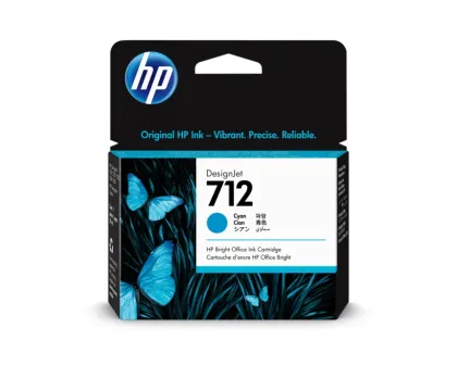 HP 712 ORIGINAL CYAN INK 29ml