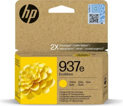 HP 937e XL ORIGINAL YELLOW INK