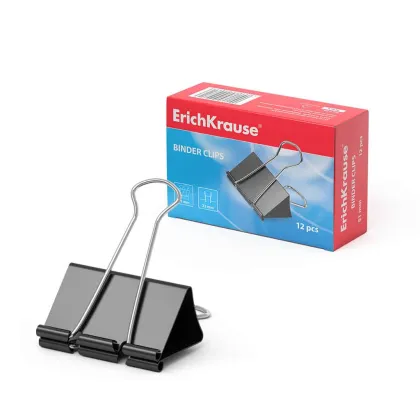ERICHKRAUSE BINDER CLIPS 51mm (12pcs) 2981