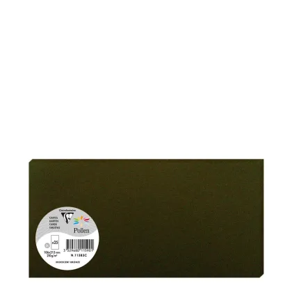 Pollen Cards 106x213mm (210gr) BRONZE metallic