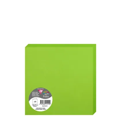 Pollen Cards 160x160mm (210gr) GREEN INTENSIVE