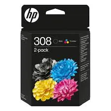 HP 308 ORIGINAL MULTIPACK BLACK  TRI-COLOUR INK