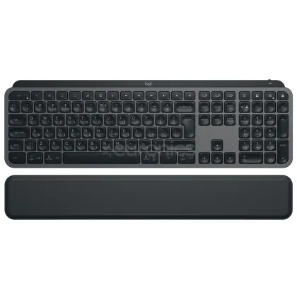 Logitech Keyboard MX Keys S Plus Graphite+Palm Rest Black US (920-011589)