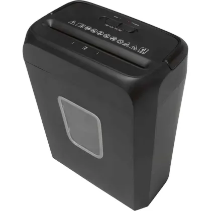 MONOLITH CROSS-CUT PAPER SHREDDER WITH 13L BIN  C237 BLACK