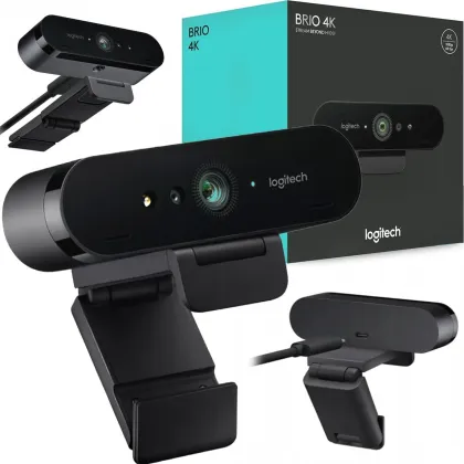LOGITECH WEBCAM BRIO 4K BLACK (960-001746)