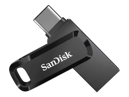 SanDisk 512GB Ultra Dual Drive Go USB-C &amp; USB-A Black SDDDC3-512G-G46