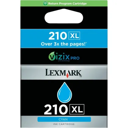 LEXMARK 210XL ORIGINAL CYAN INK