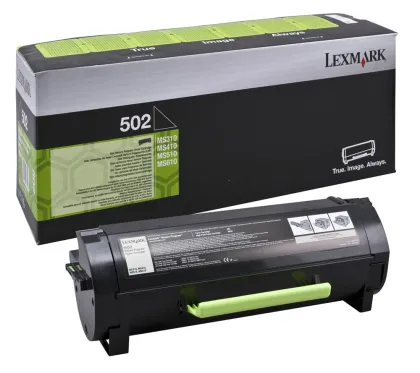 LEXMARK 502 ORIGINAL TONER BLACK 1500 Page yield