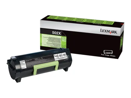 LEXMARK 502 H ORIGINAL H/Y TONER BLACK 5000 Page yield