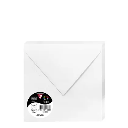 Pollen Envelopes 165x165mm (120gr) WHITE