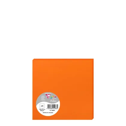 Pollen Cards 135x135mm (210gr) ORANGE INTENSIVE