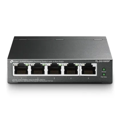 TP-LINK SWITCH 5-PORT  4 POE  SG1005P
