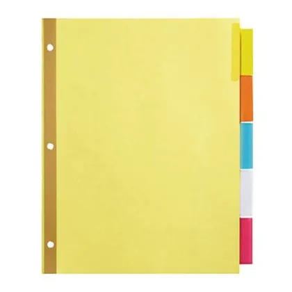 BINDERMAX PVC 5-TABS T90