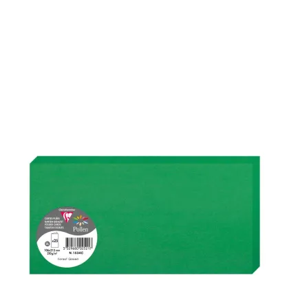 Pollen Cards 106x213mm (210gr) GREEN FOREST