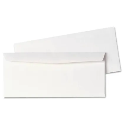 WHITE ENVELOPES 110X220 N.189457,37944 ( 50 PCS)