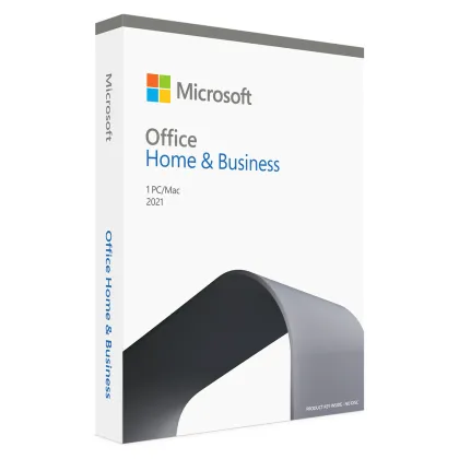 MICROSOFT OFFICE HOME AND BUSINESS 2021 ENGLISH MEDIALESS