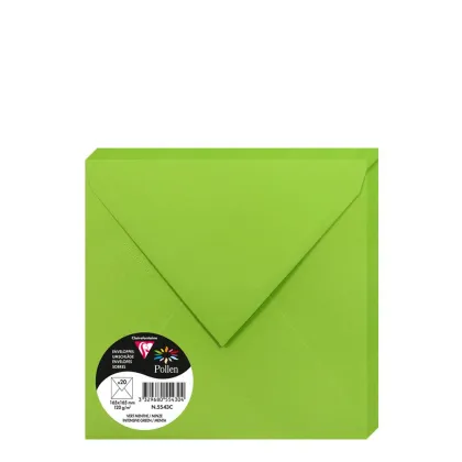 Pollen Envelopes 165x165mm (120gr) GREEN INTENSIVE