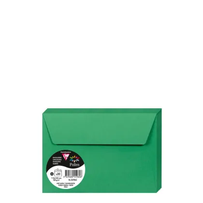 Pollen Envelopes 114x162mm (120gr) GREEN FOREST