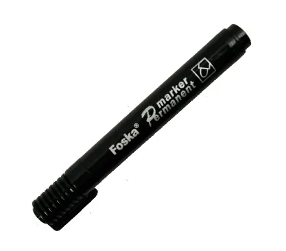 FOSKA PERMANENT MARKER BLACK FO7001-01